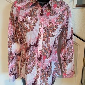 Ariat Western top. Size medium
